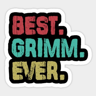 Grimm, Best Name Ever, Name , Birthday, Middle name, FamilyGrimm Middle Name Sticker